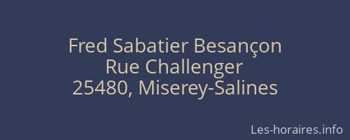 Fred Sabatier Besançon