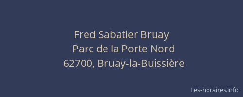 Fred Sabatier Bruay