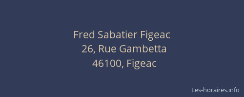 Fred Sabatier Figeac