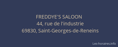 FREDDYE'S SALOON