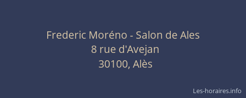 Frederic Moréno - Salon de Ales