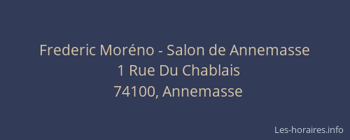 Frederic Moréno - Salon de Annemasse