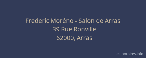 Frederic Moréno - Salon de Arras