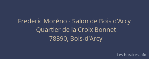 Frederic Moréno - Salon de Bois d'Arcy