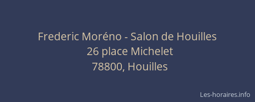 Frederic Moréno - Salon de Houilles