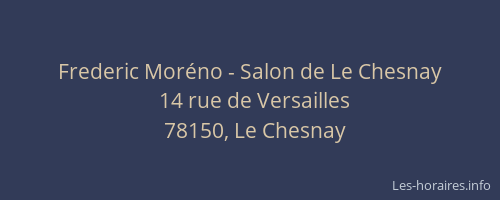 Frederic Moréno - Salon de Le Chesnay