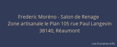 Frederic Mor&eacute;no - Salon de Renage