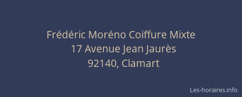 Frédéric Moréno Coiffure Mixte