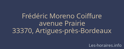 Frédéric Moreno Coiffure