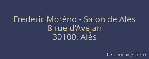 Frederic Moréno - Salon de Ales