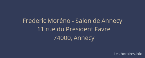Frederic Moréno - Salon de Annecy