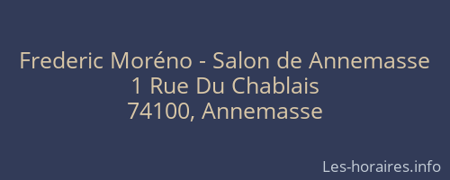 Frederic Moréno - Salon de Annemasse