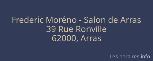 Frederic Moréno - Salon de Arras