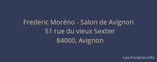 Frederic Moréno - Salon de Avignon