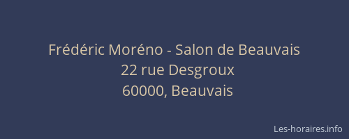 Frédéric Moréno - Salon de Beauvais