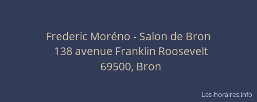 Frederic Moréno - Salon de Bron