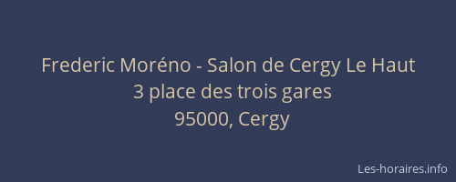 Frederic Moréno - Salon de Cergy Le Haut