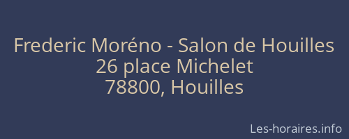 Frederic Moréno - Salon de Houilles