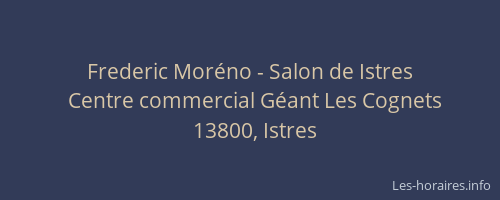 Frederic Moréno - Salon de Istres