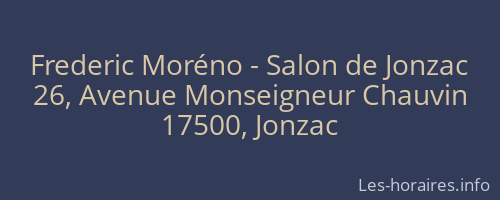 Frederic Moréno - Salon de Jonzac