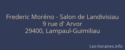 Frederic Moréno - Salon de Landivisiau