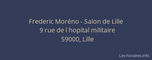 Frederic Moréno - Salon de Lille