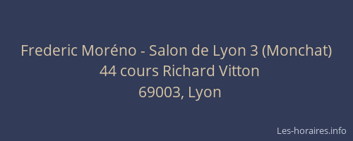 Frederic Moréno - Salon de Lyon 3 (Monchat)