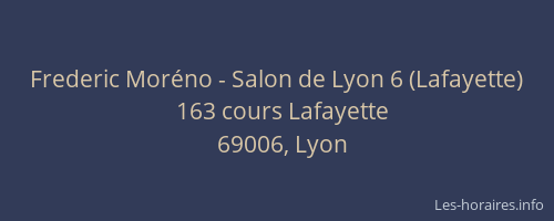 Frederic Moréno - Salon de Lyon 6 (Lafayette)