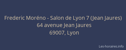 Frederic Moréno - Salon de Lyon 7 (Jean Jaures)