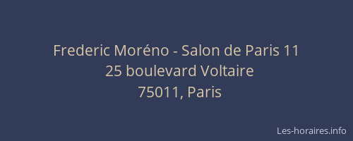 Frederic Moréno - Salon de Paris 11