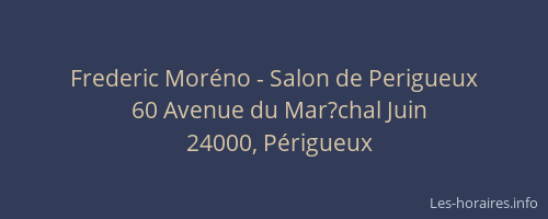Frederic Moréno - Salon de Perigueux