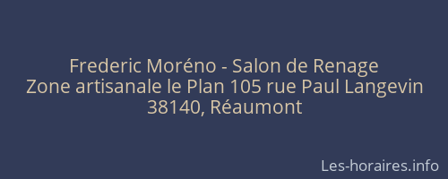 Frederic Moréno - Salon de Renage