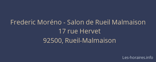 Frederic Moréno - Salon de Rueil Malmaison