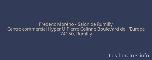 Frederic Moréno - Salon de Rumilly