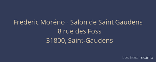 Frederic Moréno - Salon de Saint Gaudens