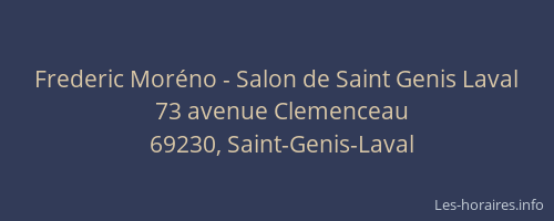 Frederic Moréno - Salon de Saint Genis Laval