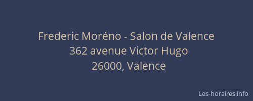 Frederic Moréno - Salon de Valence