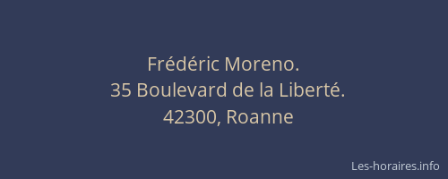 Frédéric Moreno.
