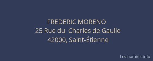 FREDERIC MORENO