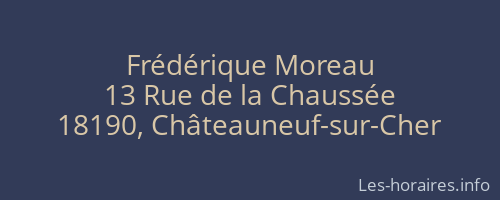 Frédérique Moreau