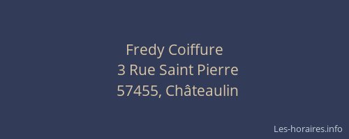 Fredy Coiffure