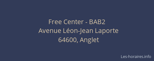 Free Center - BAB2