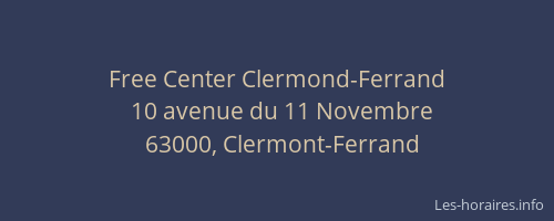 Free Center Clermond-Ferrand