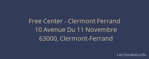 Free Center - Clermont Ferrand