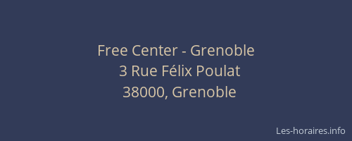 Free Center - Grenoble