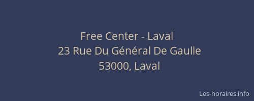 Free Center - Laval