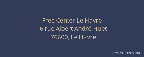 Free Center Le Havre
