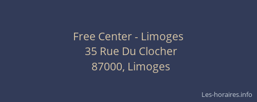 Free Center - Limoges