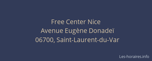 Free Center Nice