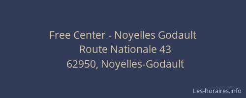 Free Center - Noyelles Godault